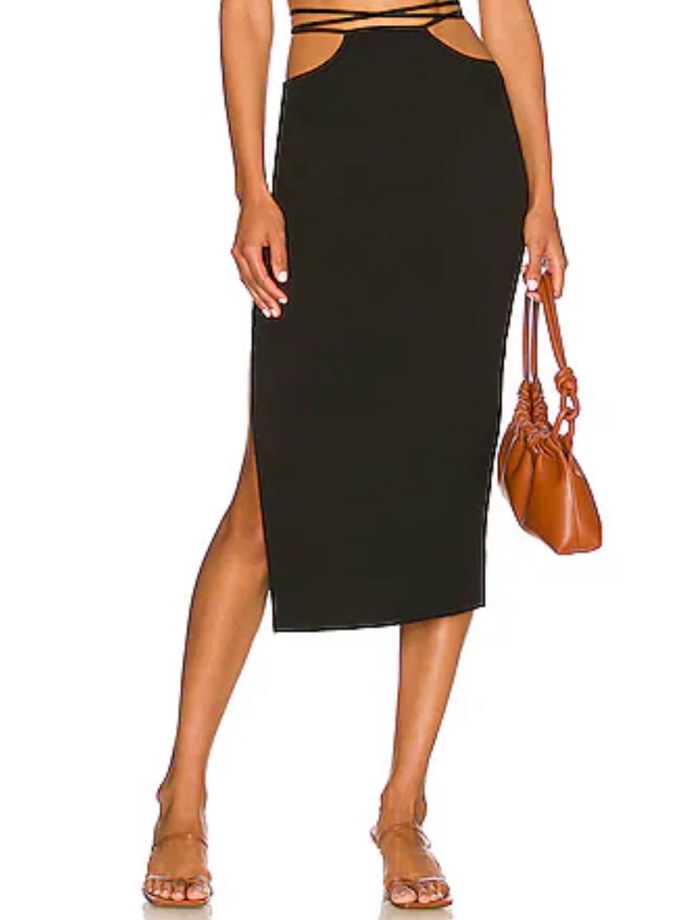 WEWOREWHAT- black skirt